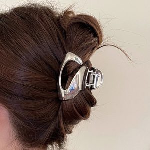 Silver Effect Hair Claw