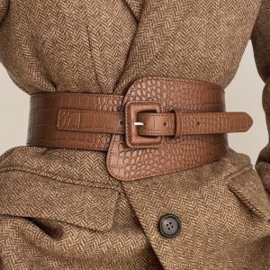 Snakeskin Leather Belt
