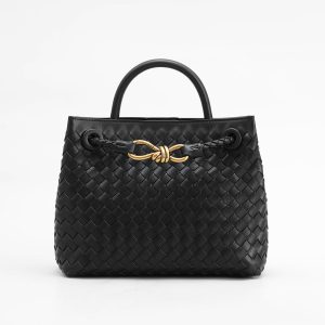 Metal Twist Detail Handle Bag