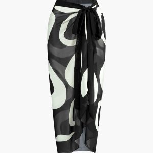 Chiffon Knotted Cover Up