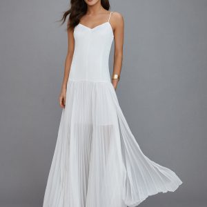 Semi-Sheer Vacation Long Dress