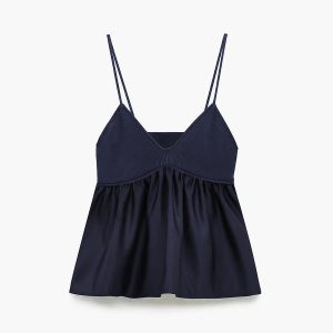 Ruffle Crop Cami Top