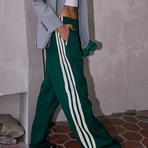 Casual Striped Patchwork Pants