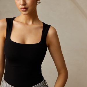 Casual Plain Strappy Top