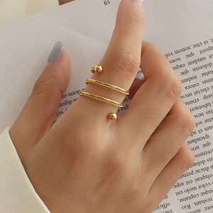 Double Layer Spring Rotating Ring