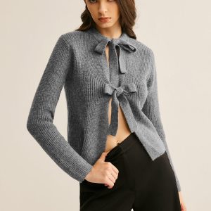 Bow Knotted Cardigan