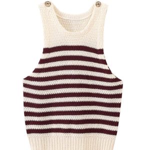 Leisure Striped Sweater Vest