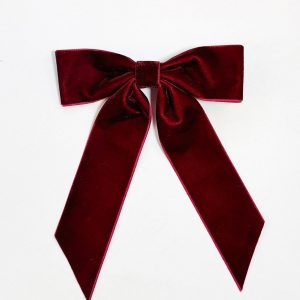 Velvet Bow Hair Clip