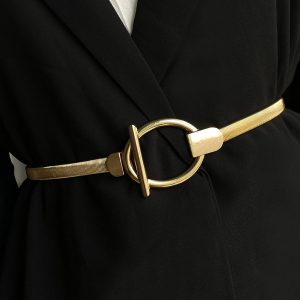 Elastic Lariat Slim Belt