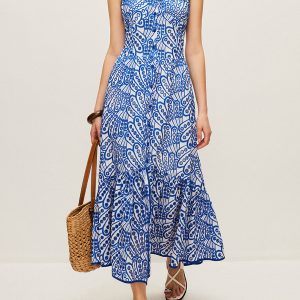 Cotton Embroidered Cami Dress