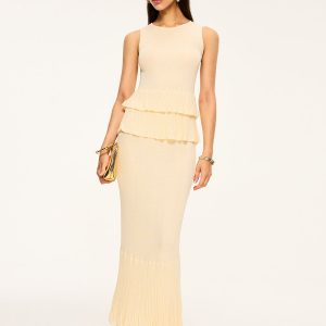 Knit Ruffle Sleeveless Top