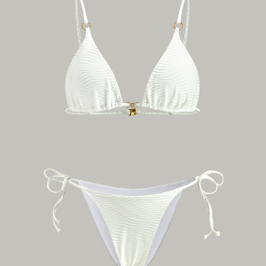 Textured Bikini Set