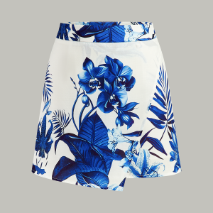 Asymmetric Wrap Skirt