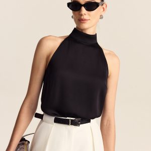Satin Halter Top