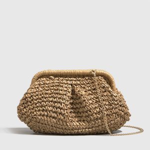 Straw Clutch Bag