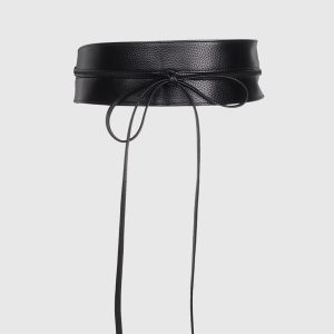 Wide Ribbon Belt