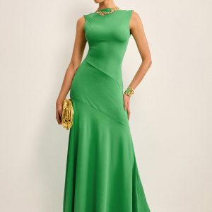 Sleeveless Backless Maxi Dress
