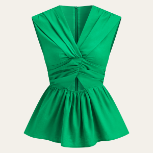 Twisted Peplum Tank-Top