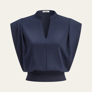 V-Neck Batwing Sleeve Top