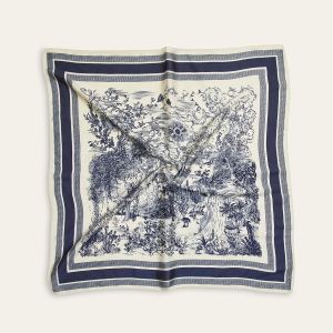 Landscape Print Square Scarf