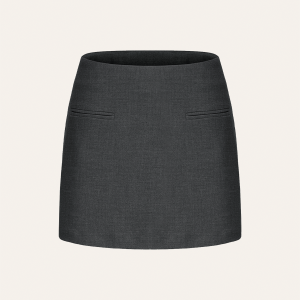Mid-Waist Mini Skirt