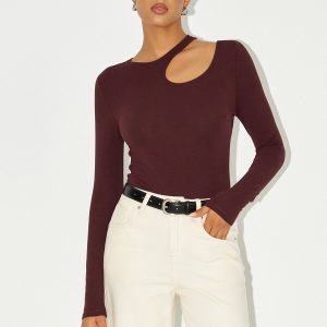 Long Sleeve Cut-Out Bodysuit