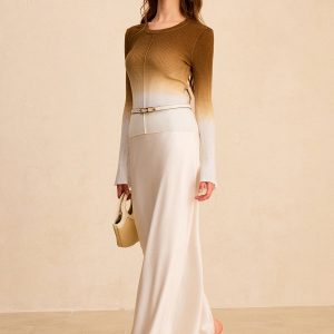 Ombre Slim Knit Top