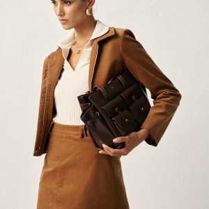 Corduroy Mid-Waist Mini Skirt