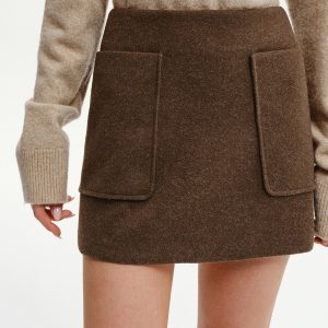 Decor Pocket Tweed Mini Skirt
