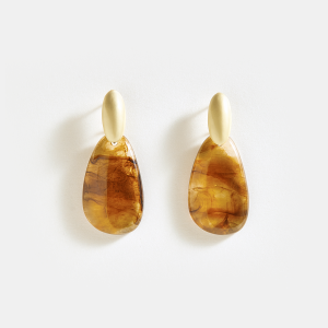 Oval Teardrop Earrings