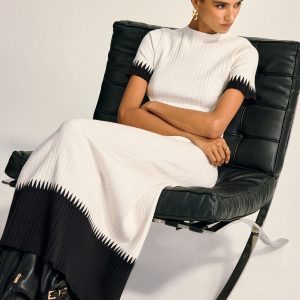 Contrast Detail Knit Co-ord Set