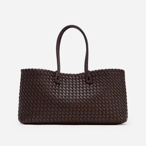 Woven PU Tote Bag