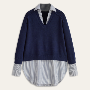 2 in 1 Polo Sweater
