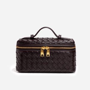 Woven PU Leather Box Bag