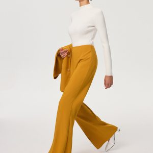 Mid-Waist Flare Pants