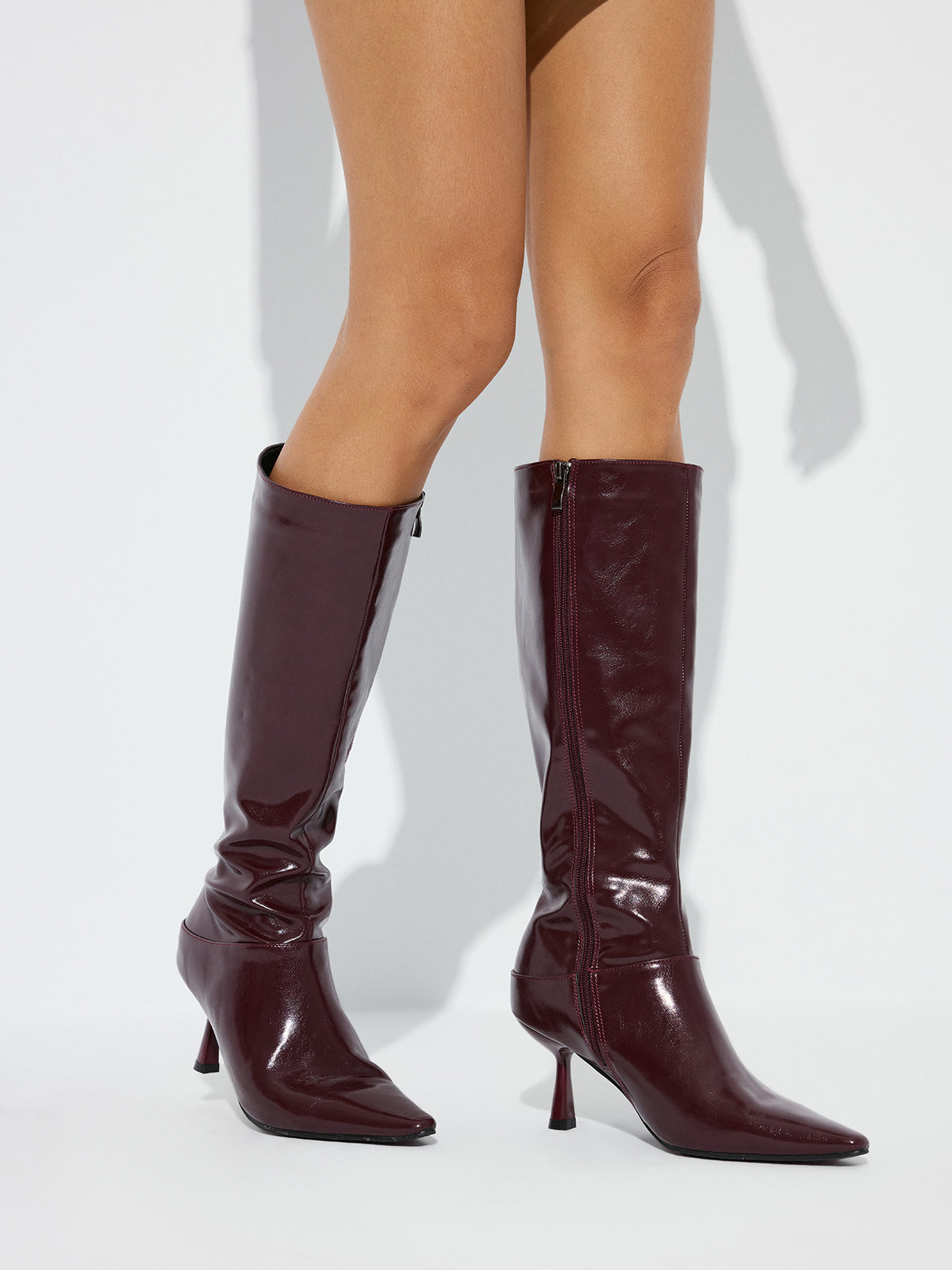 Knee-High Stiletto Boots - Image 4