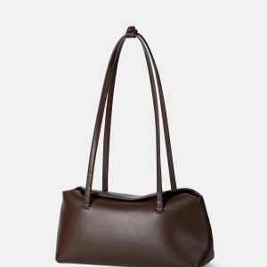Structured Double-Strap Tote Bag