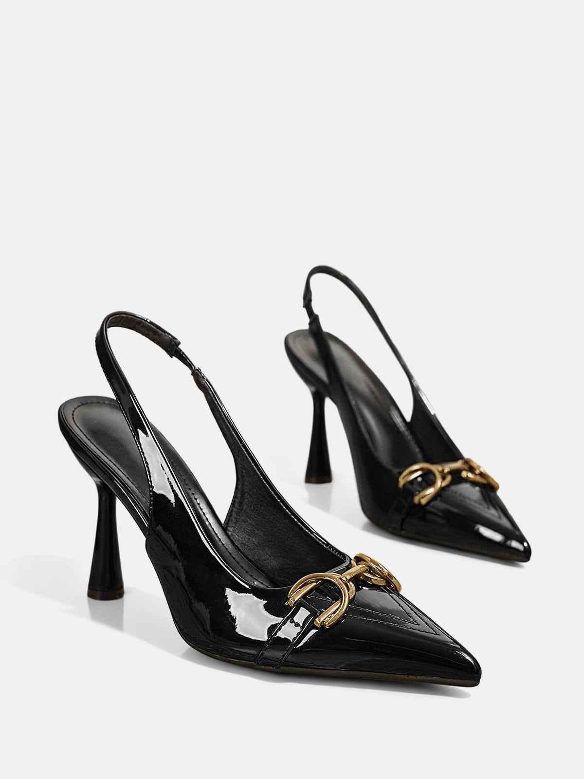 Horsebit Detail Slingback Pumps - Image 4
