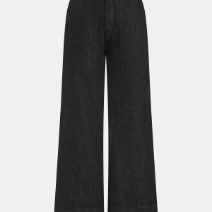 High-Waist Denim Wide-Leg Jeans
