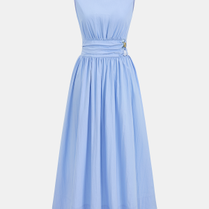 Decorative Detail Sleeveless Maxi Dress