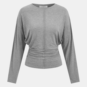 Ruched Long-Sleeve Top