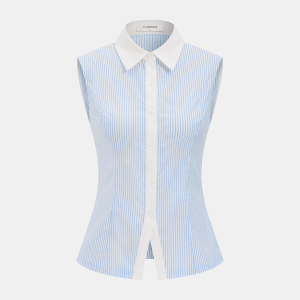 Striped Sleeveless Shirt