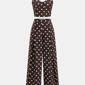 Polka Dot Cami Top & Pants Set