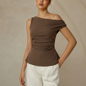 Off Shoulder Ruched Top