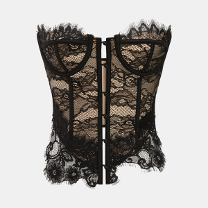 Lace Strapless Corset Top
