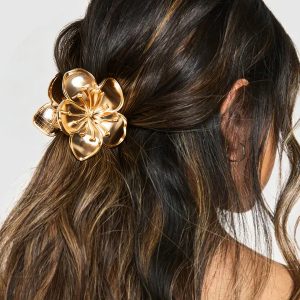 Flower Shaped Hair Claw Clip