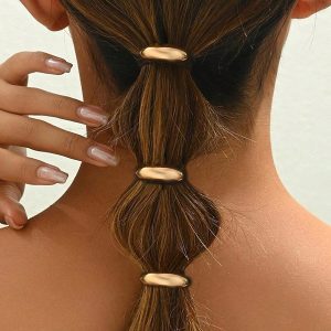 Single Piece Minimalist Smooth Oval Hair Stick