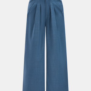 Casual Pleated Wide Leg Pants