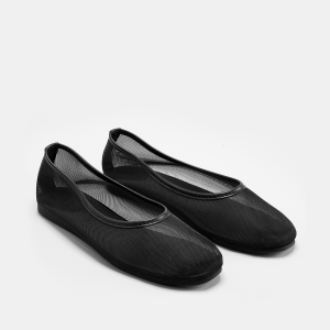 Mesh Round Toe Ballet Flats